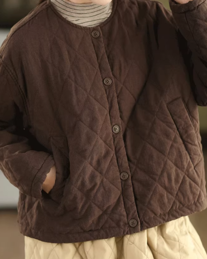 チェックウラリラックスキルトジャケット 2770