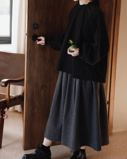 ボリュームフレアシックスカート 2759