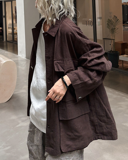 オーバーシルエットワークジャケット 2726