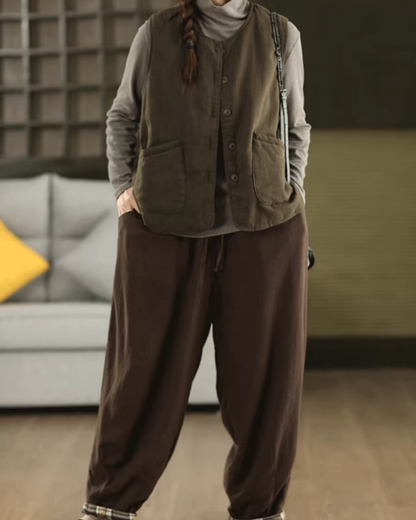 ビックポケットリラクシーキルティングベスト 2771