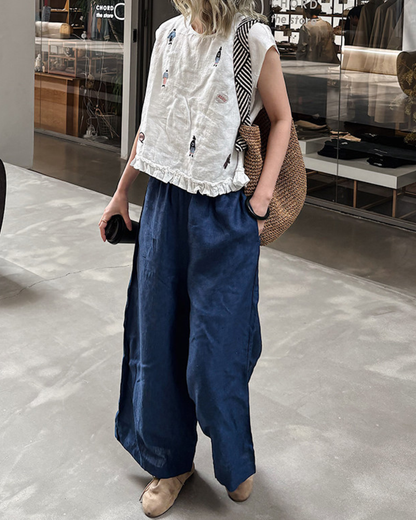リラクシングパイプレッグパンツ 2801