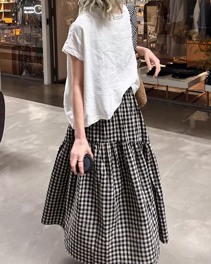 ワイドシルエットスタンドカラーカットソー 2818