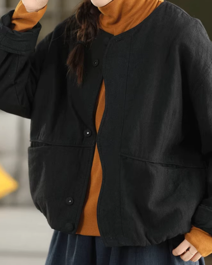 ウェーブデザインキルティングジャケット 2778