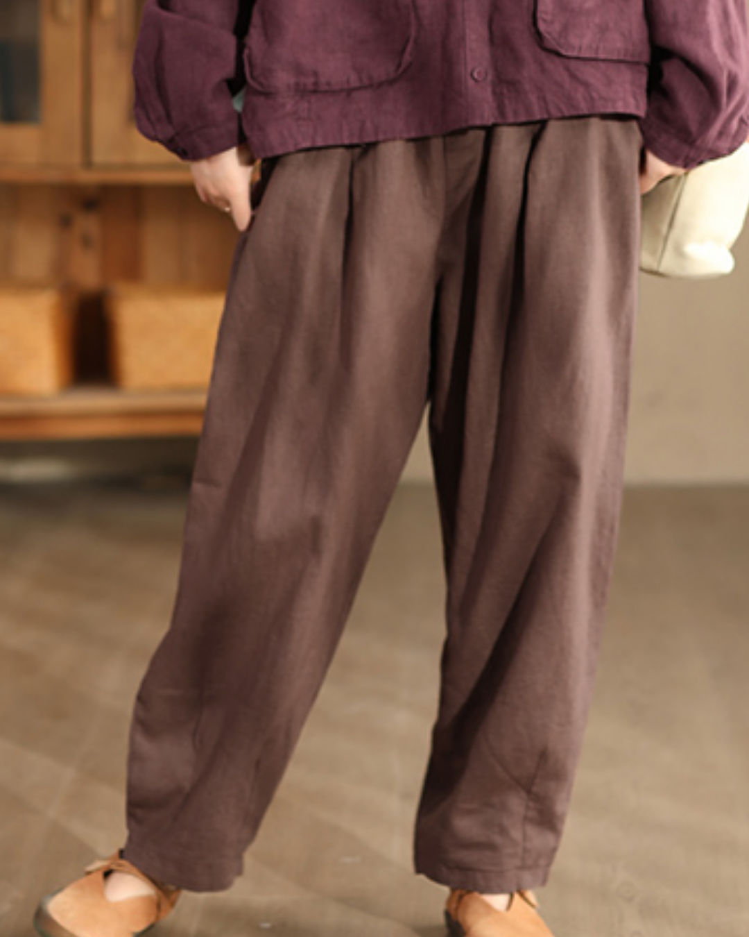 ワイドテーパードリラックスパンツ 2773