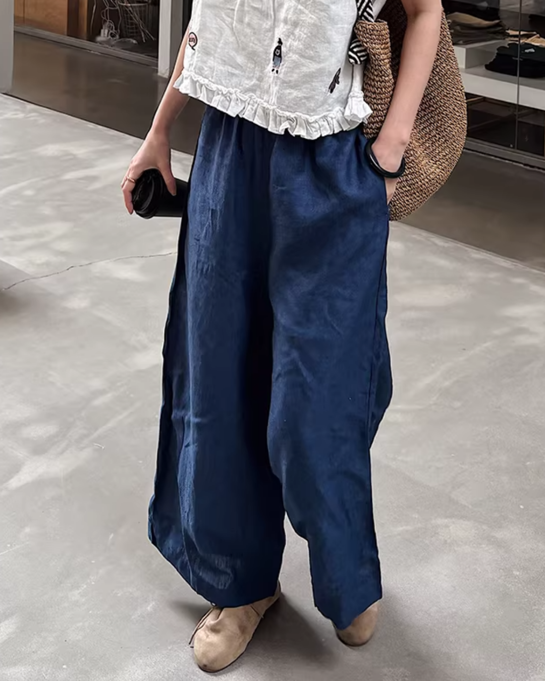 リラクシングパイプレッグパンツ 2801
