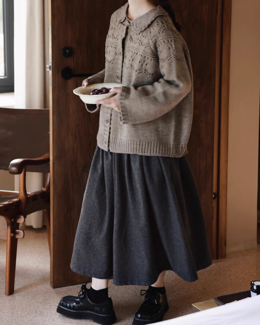 ボリュームフレアシックスカート 2759