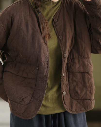 ライトキルティングウラチェックジャケット 2774