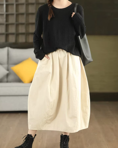 バルーンシルエットロングスカート 2775