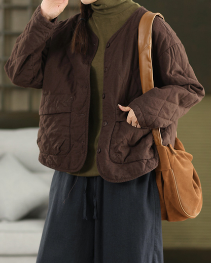 ライトキルティングウラチェックジャケット 2774