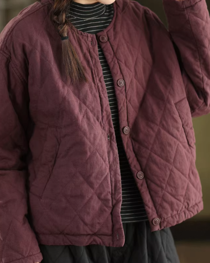 チェックウラリラックスキルトジャケット 2770