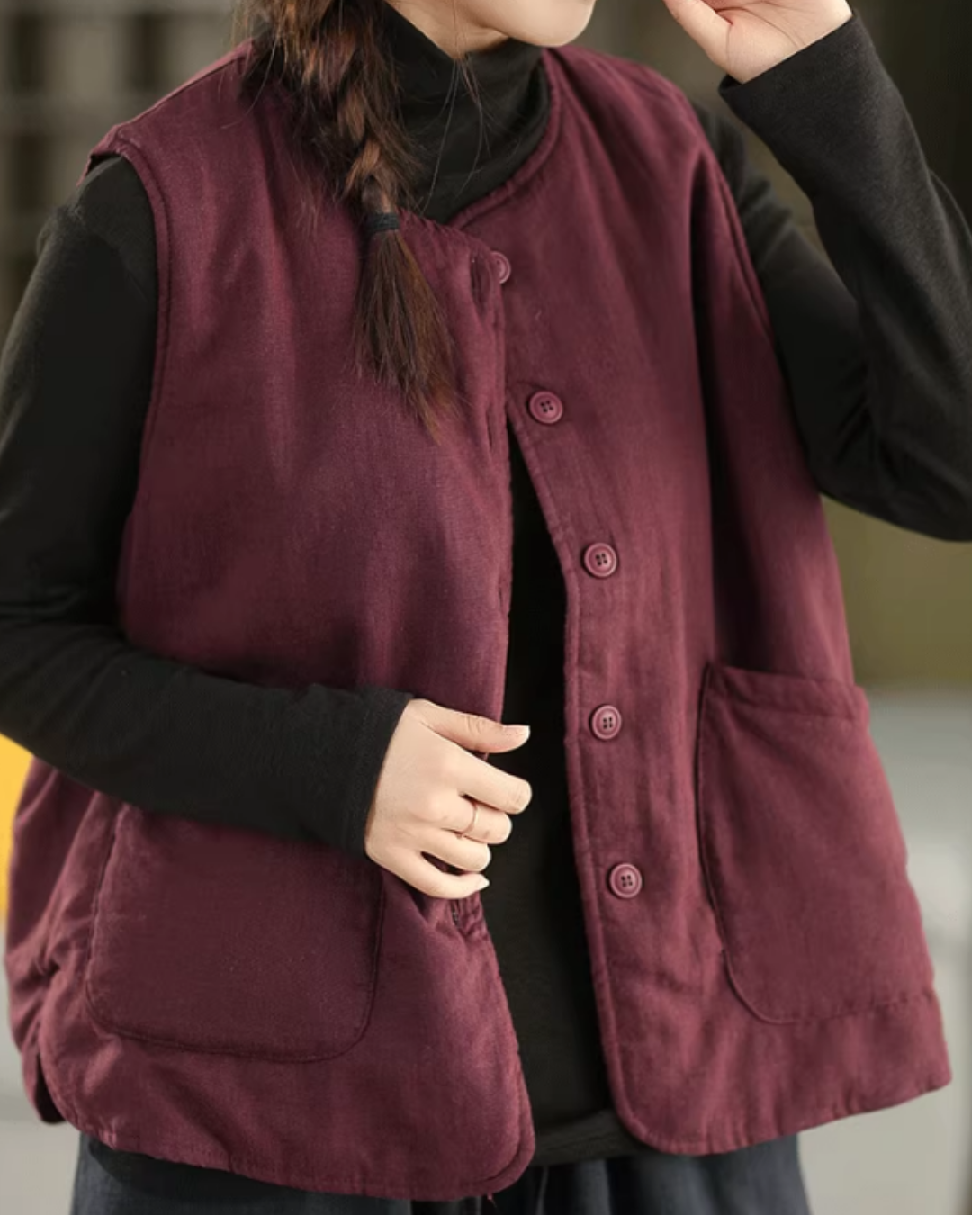 ビックポケットリラクシーキルティングベスト 2771