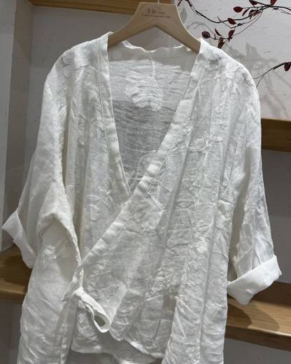 アクセントタイエンブロイダリーラップトップ 2856