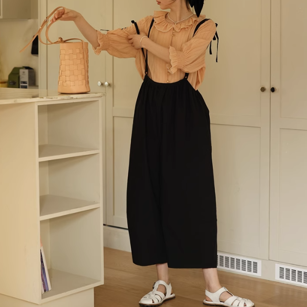 アンフォラシルエットサロペット 1683